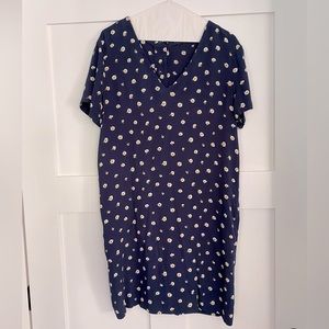 Madewell Dress Navy with Flowers